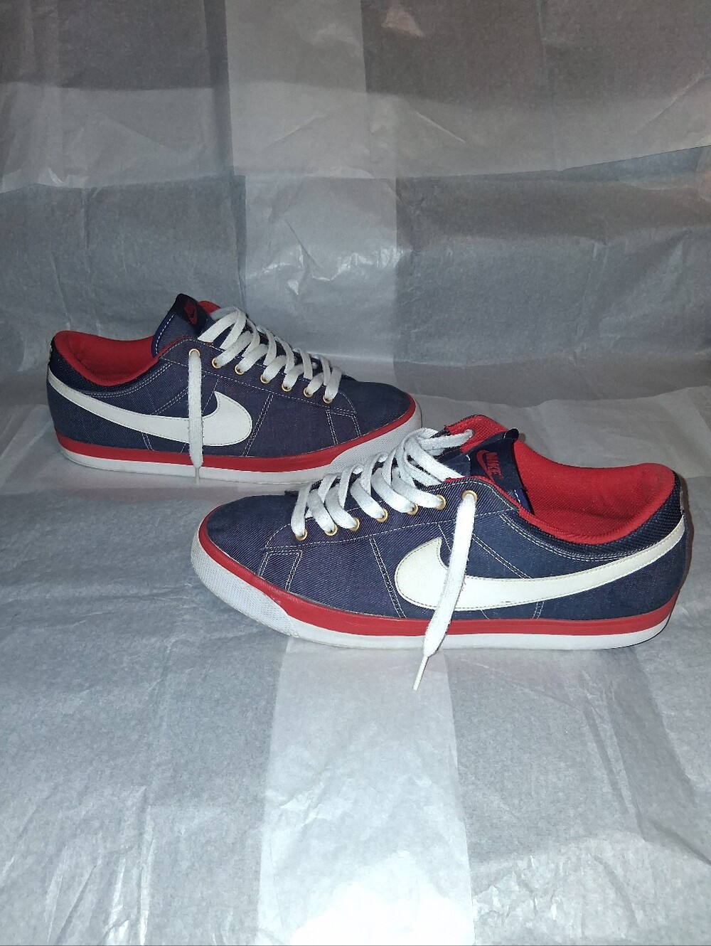 Nike Denim Blue Jean Sneakers, Men 13